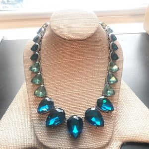 Color Code Teal Teardrop Necklace